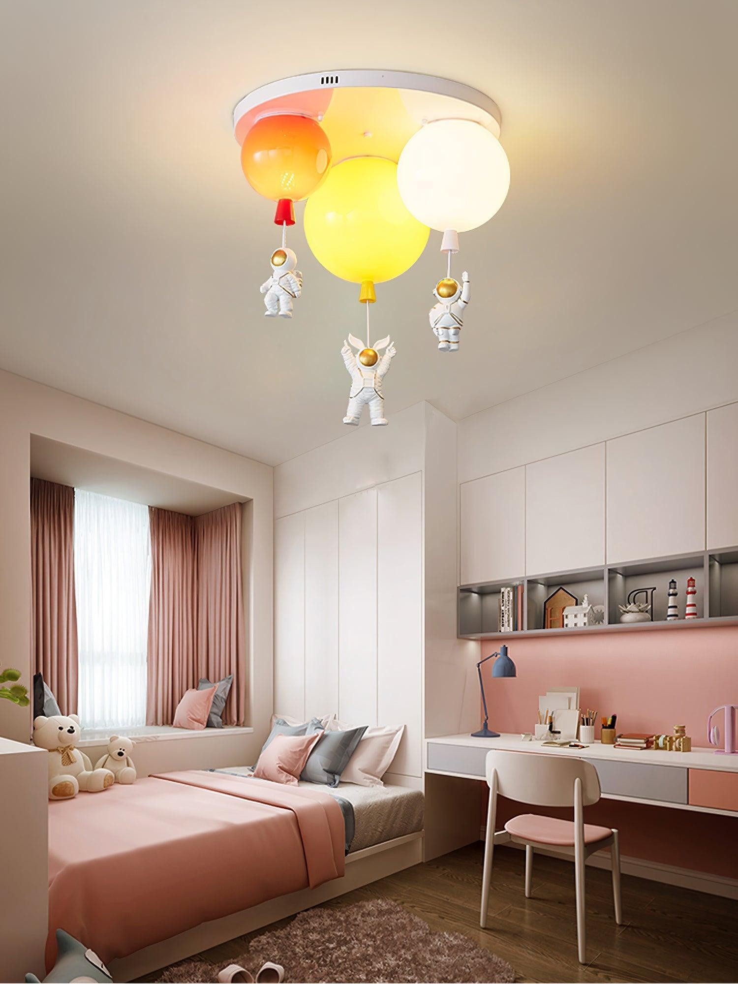 Astronaut Glossy Balloon Ceiling Lamp M494