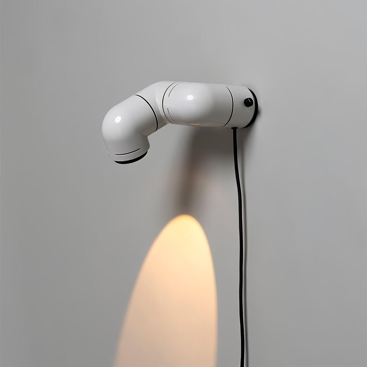 Red Tubular Table Lamp Suitable For Bedroom M20