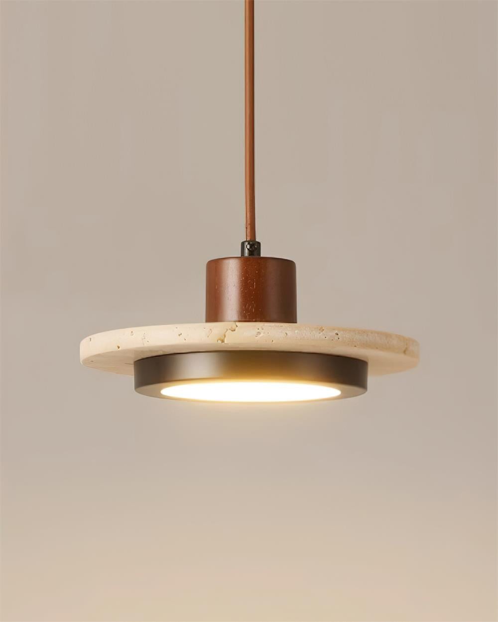Creative Retro Regular Disc LED Pendant Lamp M254
