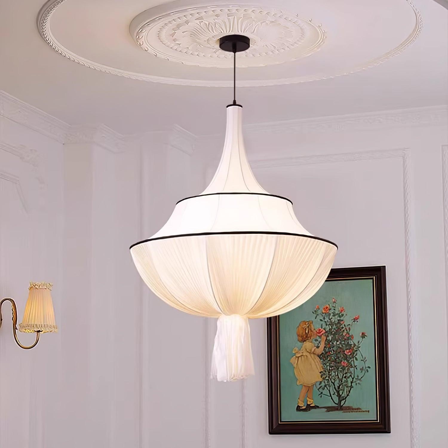 Fabric Art Decorative Pendant Lamp M358