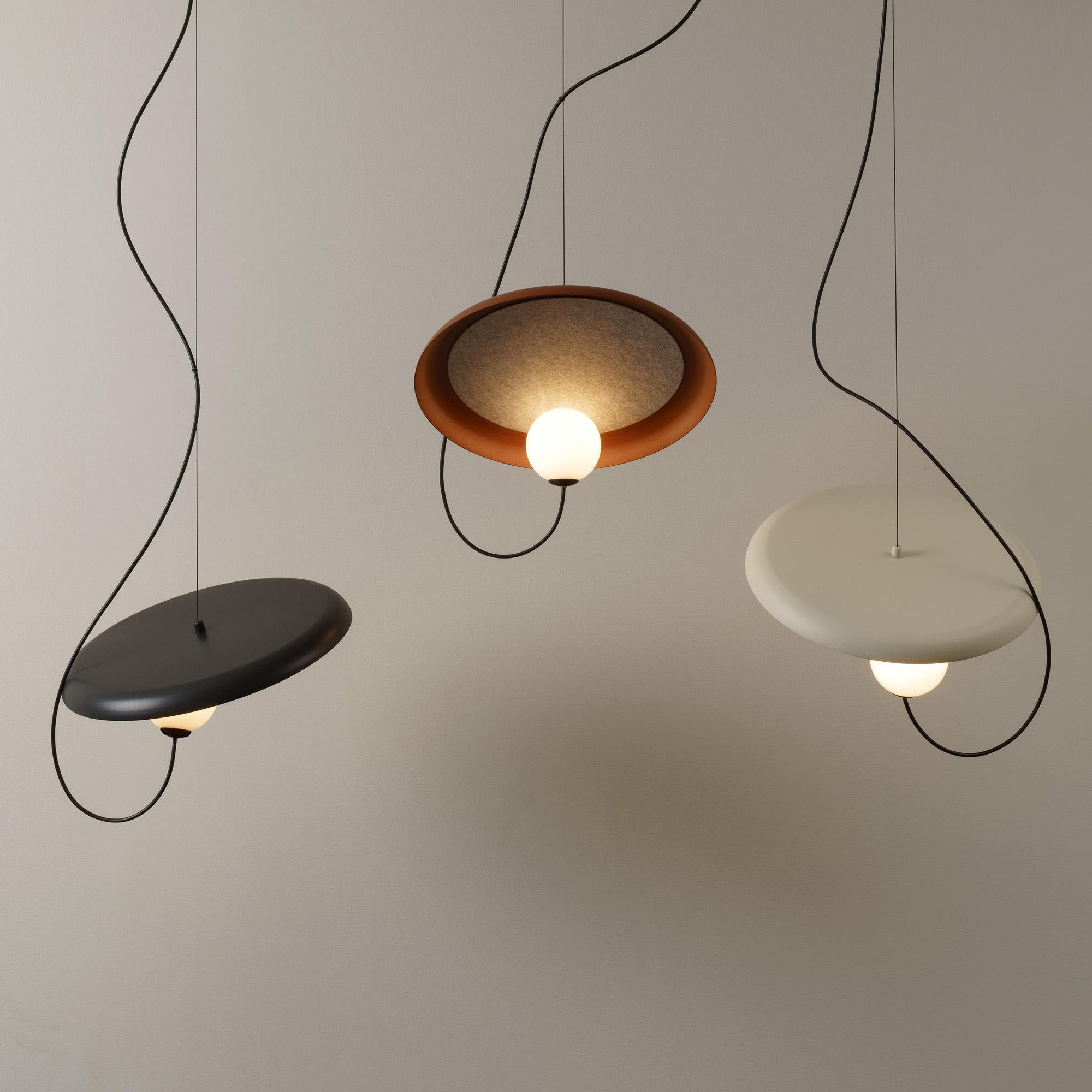 Acoustic Disc Pendant Lamp D448