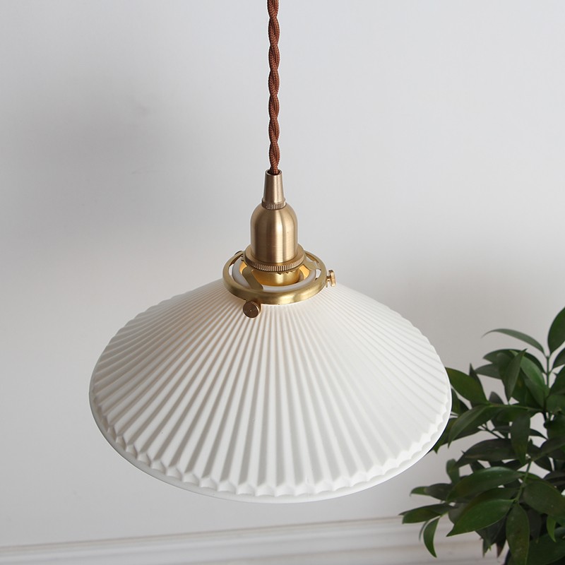 Modern Pleated Ceramic Wall Light S123