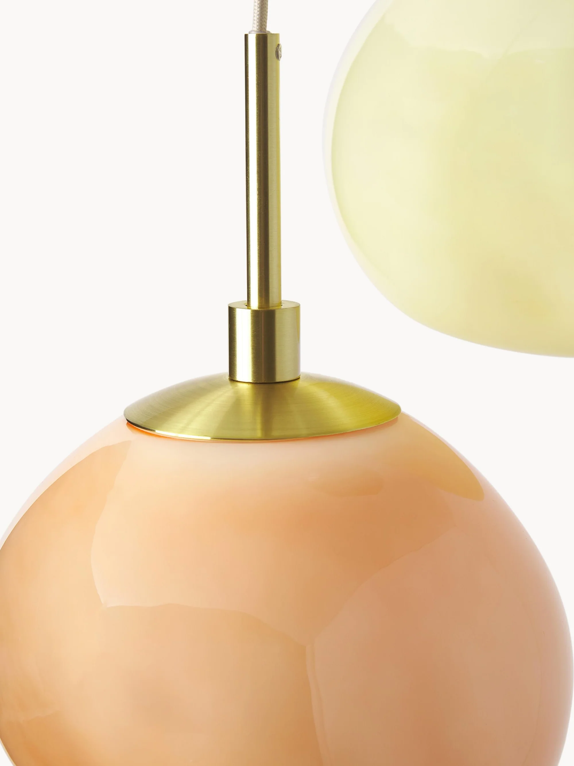 Multi-Shade Opal Glass Pendant - Cluster Hanging Lamp T420