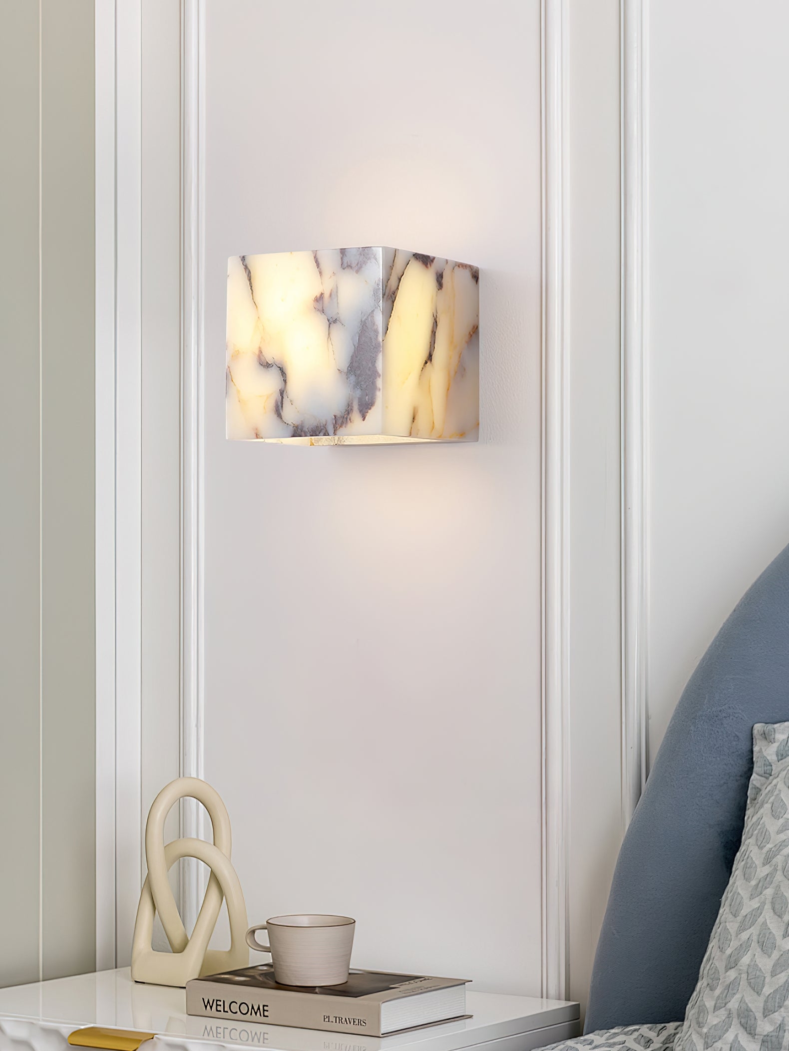Square Marble Wall Lamp D625