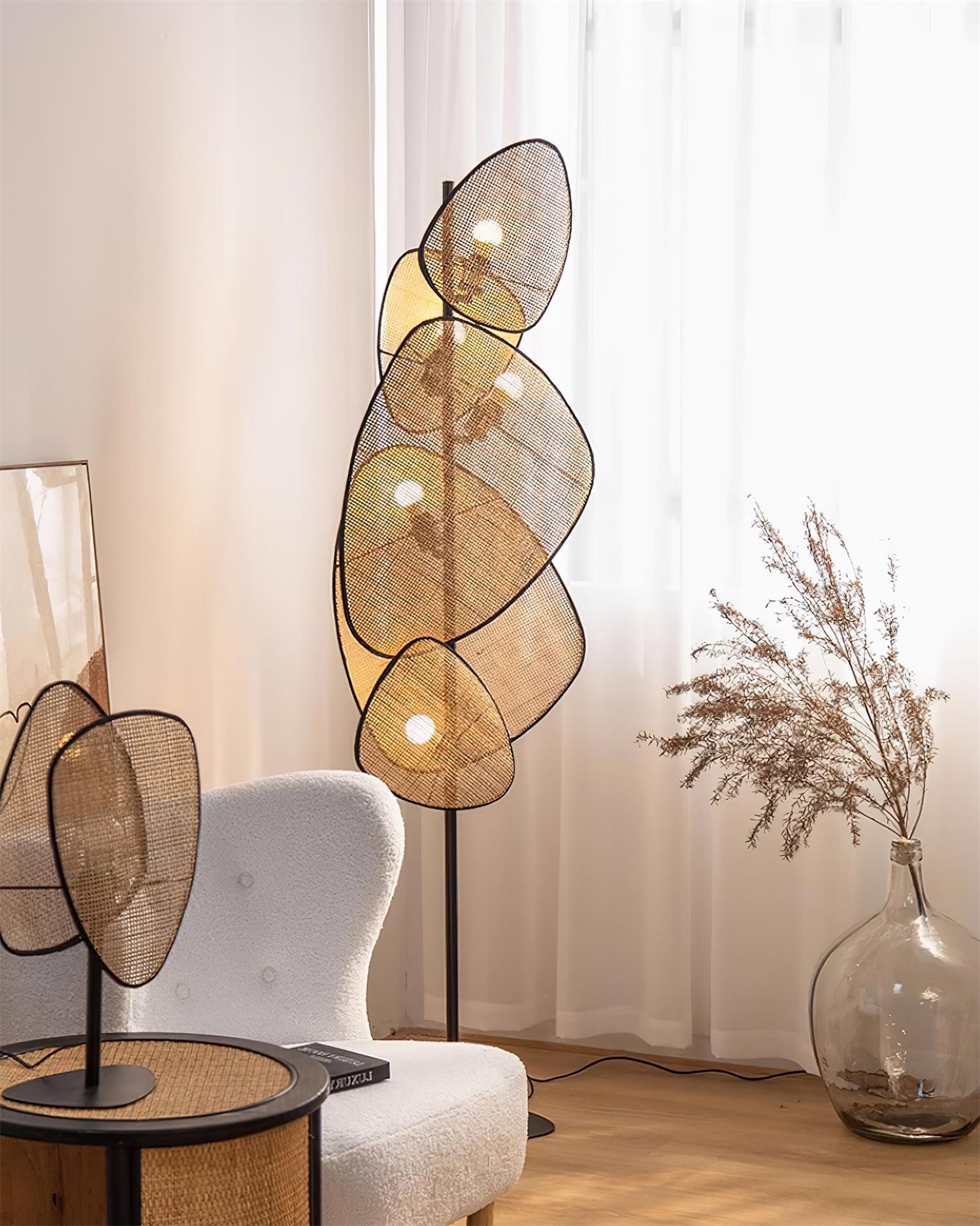 Creative Natural Rattan Floor Lamp M330