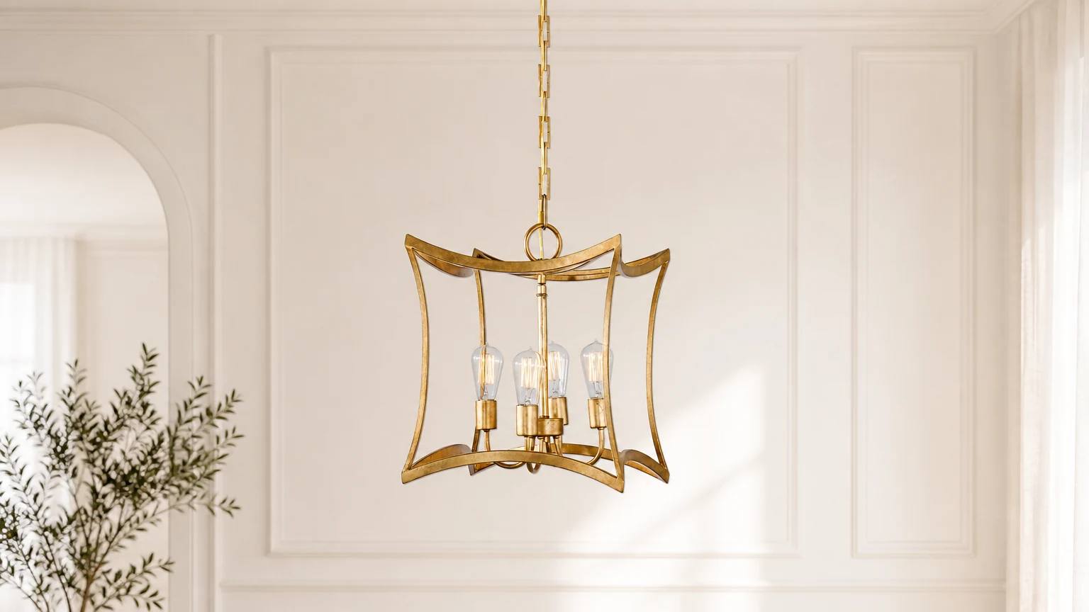 Lampa wisząca Dore Lantern D617 w aranżacji wnętrza
