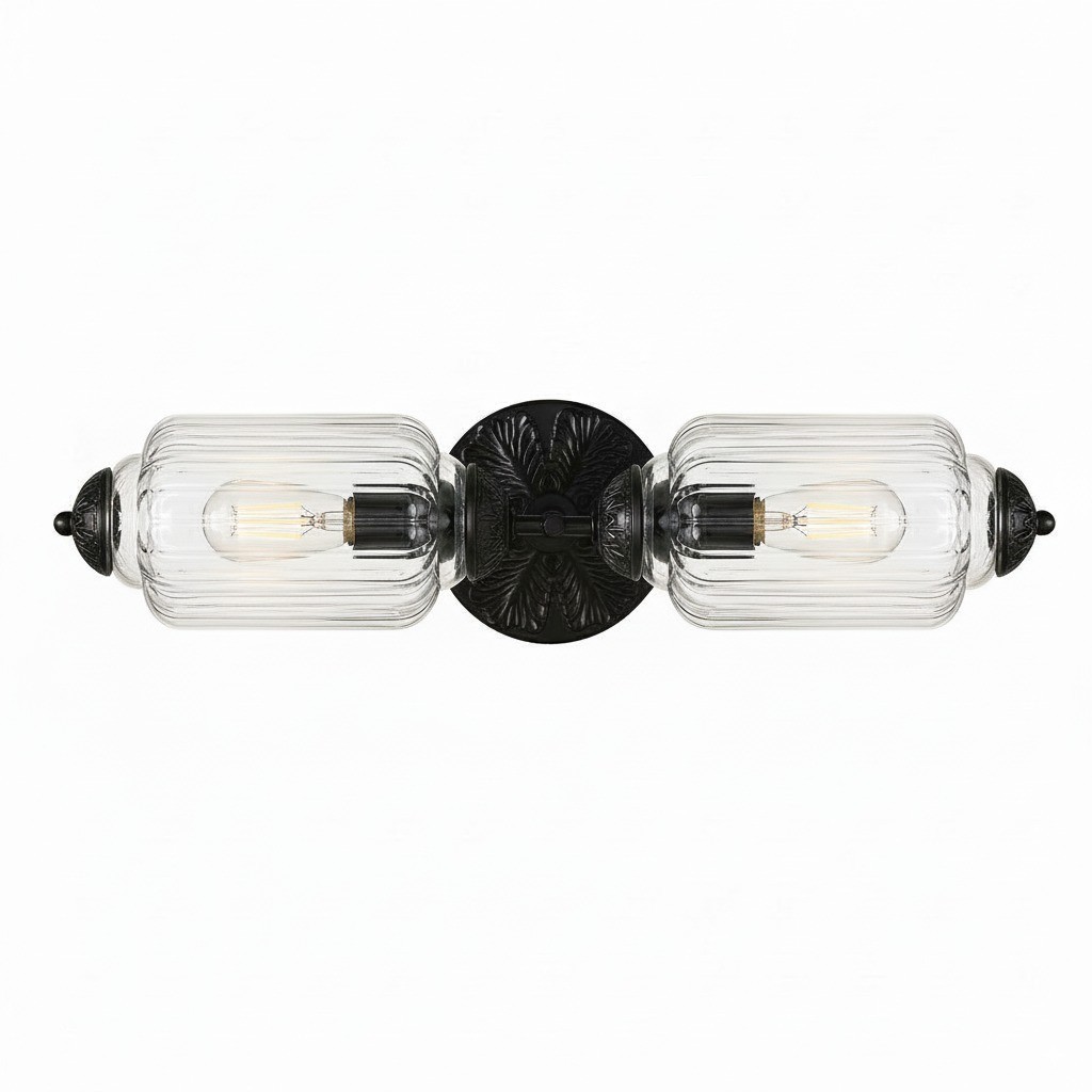 Eloise Pumkin Glass Vanity Sconce G51