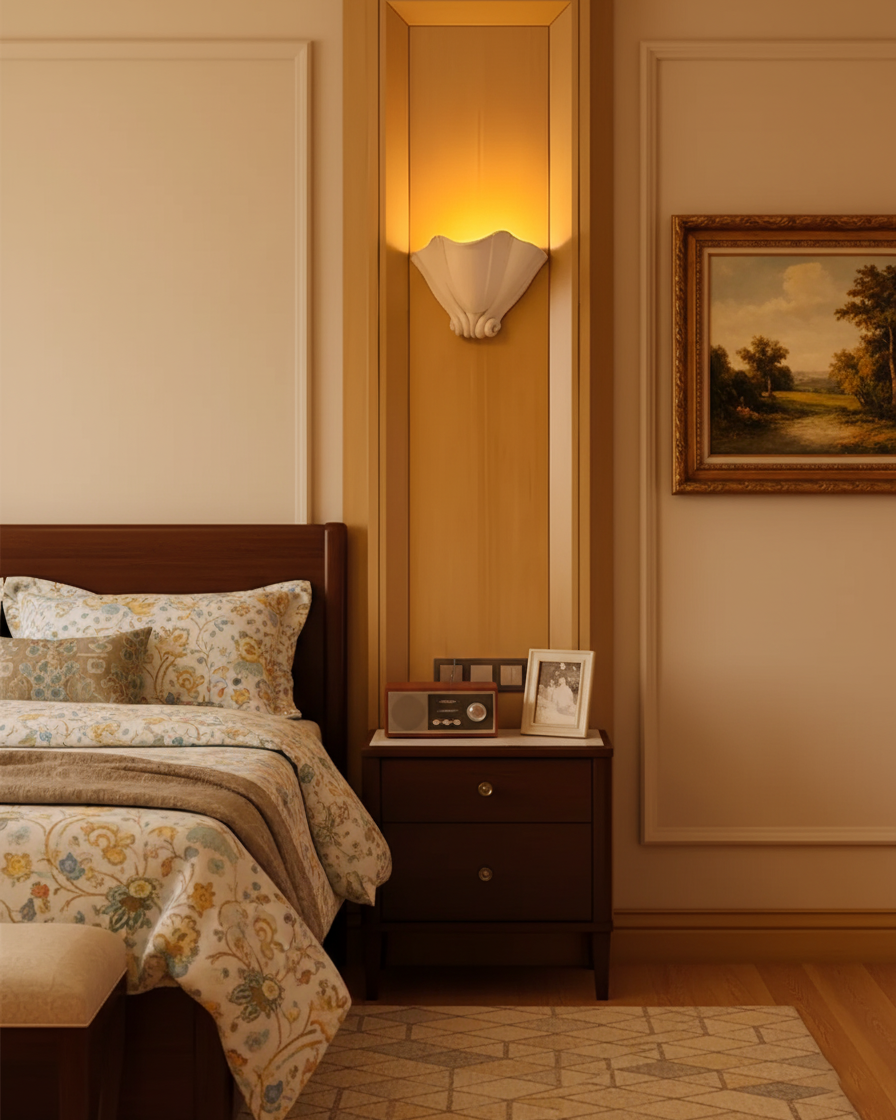 Roche Plaster Wall Lamp D65