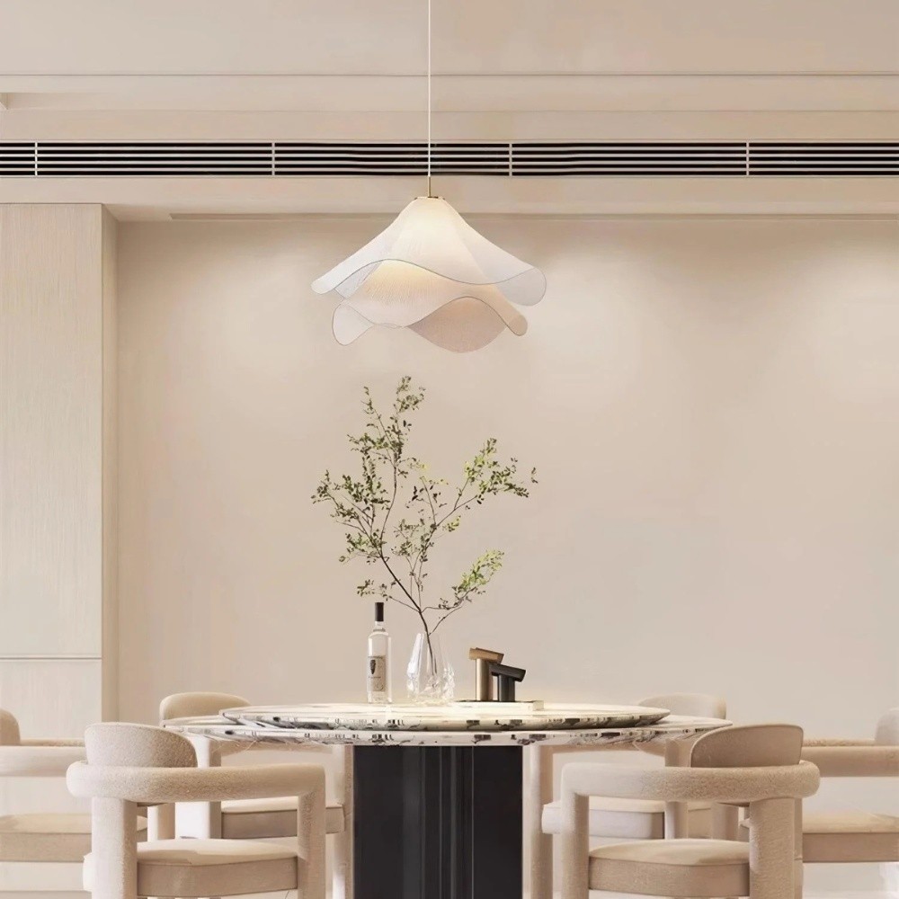 Scandinavian Jellyfish Fabric Pendant Light S133