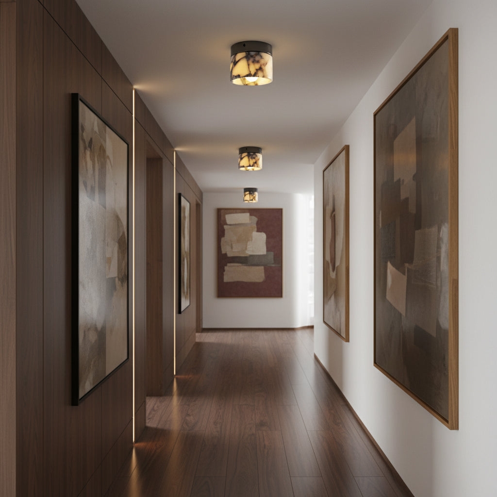 Marble Round Ceiling Lamp D627