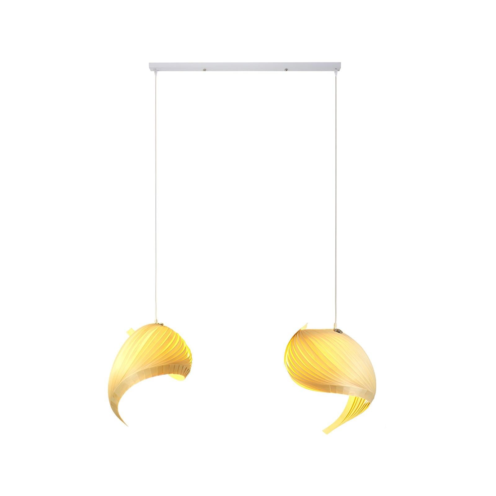Creative Wooden Nautilus Shell Pendant Light S170