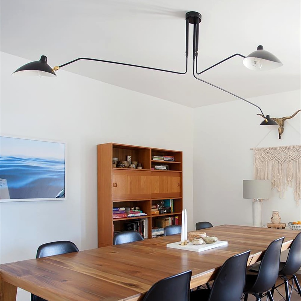 Industrial Adjustable Multi Arm Ceiling Light S17