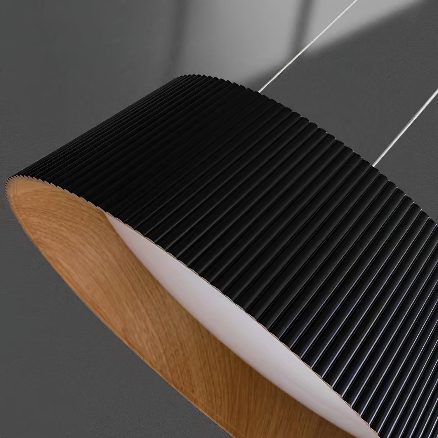 Minimalist Corrugated Lampshade Bedroom Pendant Lamp M389