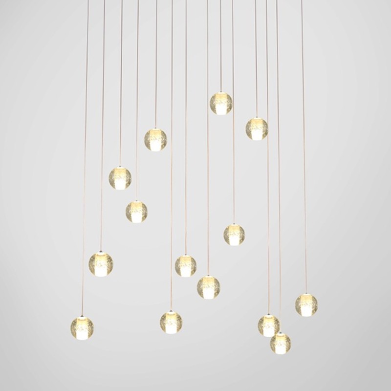 Crystal Ball Pendant Light For Living Room