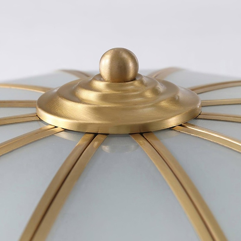 Vintage Flower Shape Glass Recessed Ceiling Light S131
