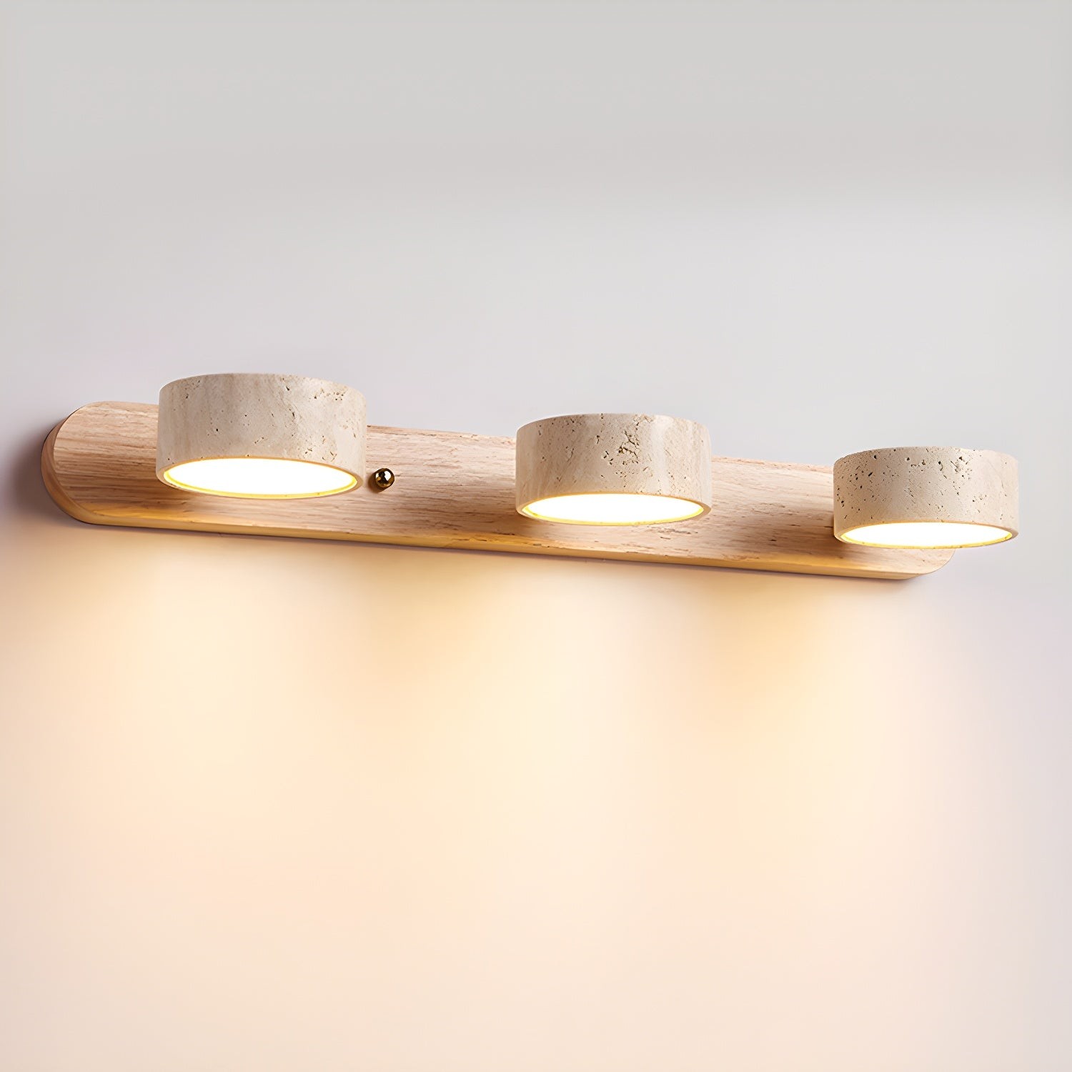 Natural Travertine Dual Wall Lamp G115