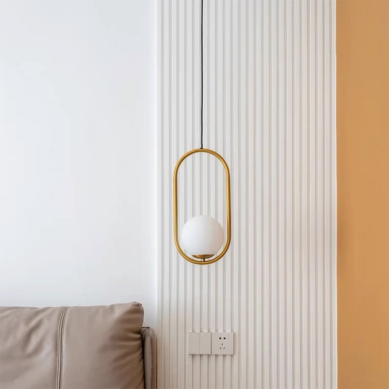 Modern Geometric Metal Pendant Light