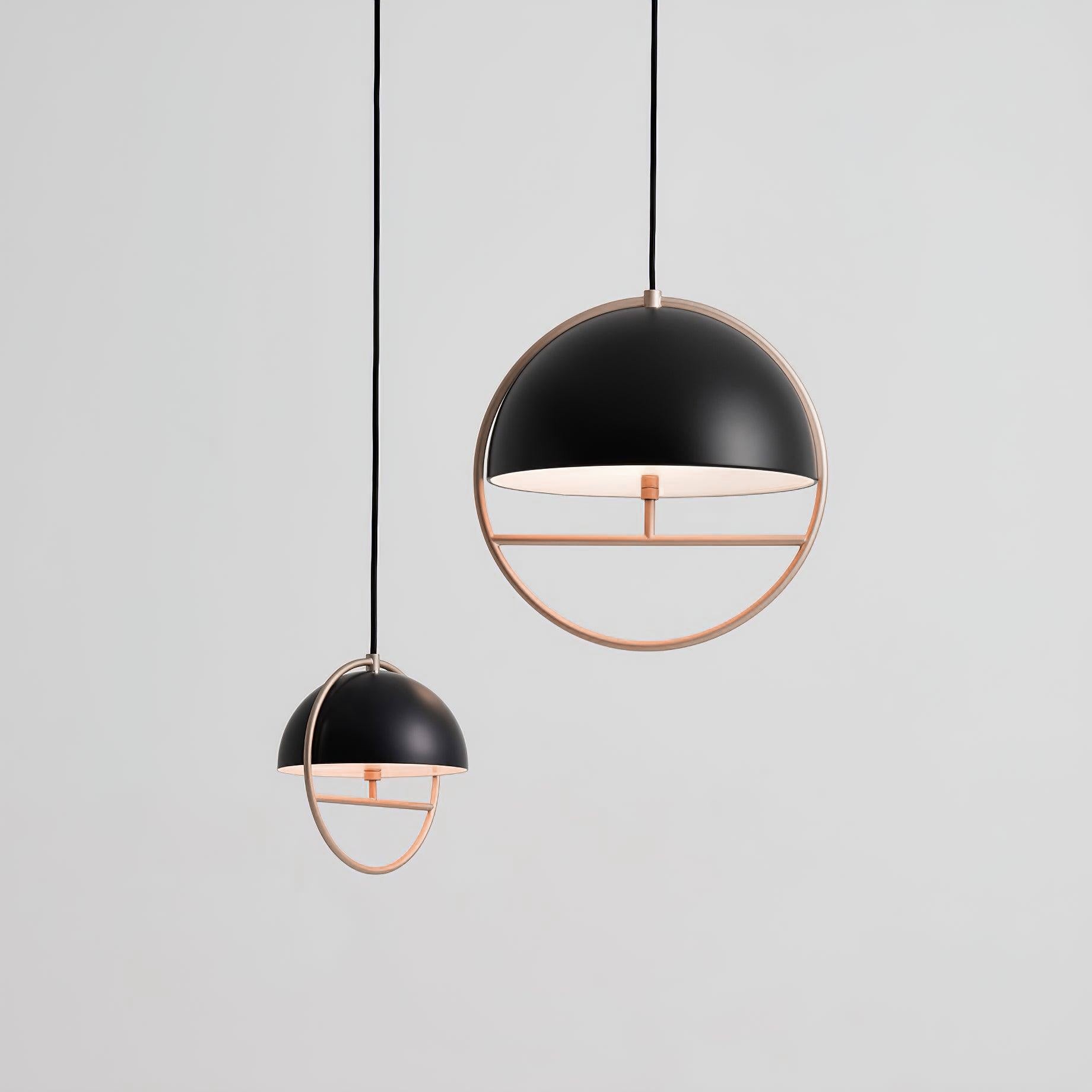 Nordic Hemispherical Ring Metal Pendant Lamp M551