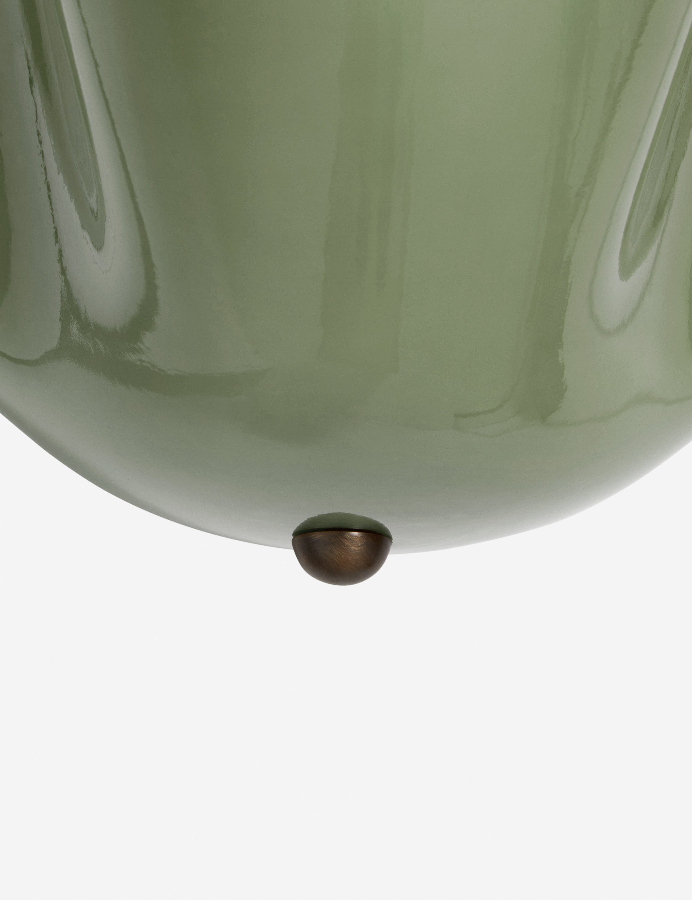 Bellina Glass Flush Mount Ceiling Light - Brass Accent Modern Fixture T283