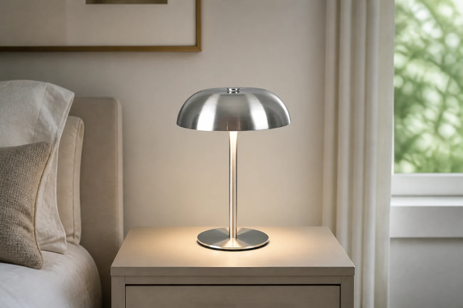 Lampa stołowa Crescent Charge D233 w stylu lifestylowym