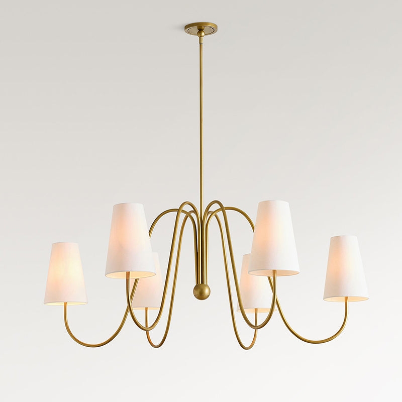 Gianna Curved Chandelier D640