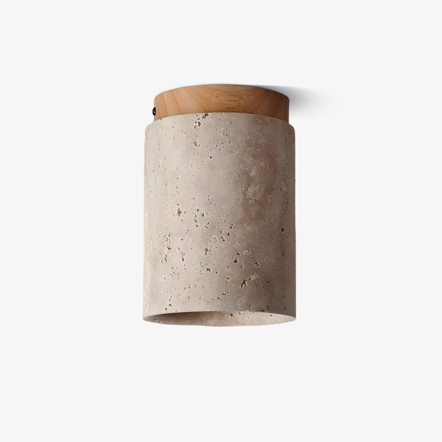 Marble Travertine Column Ceiling Lamp M510