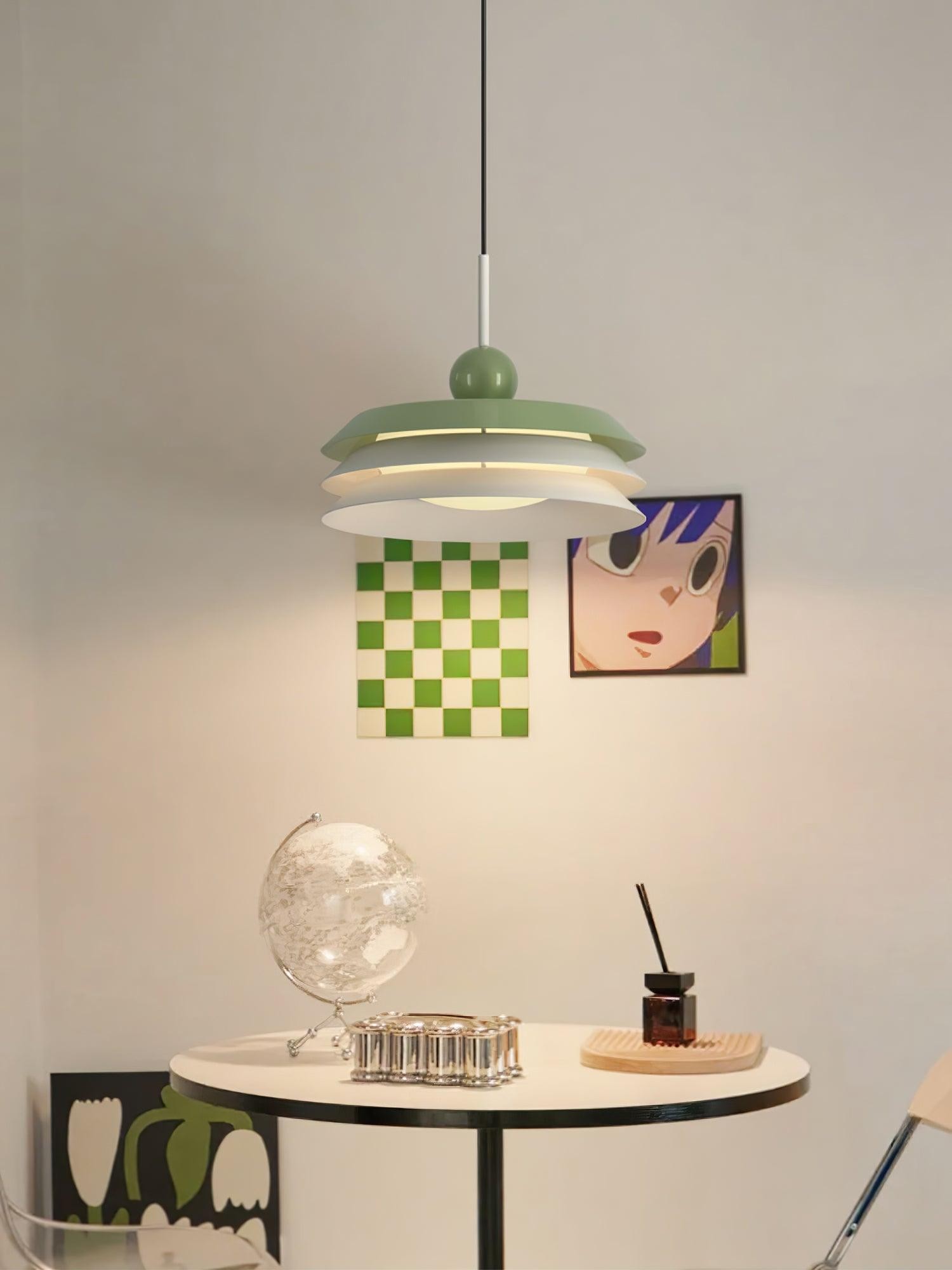 Nordic Creative Cream Style Multi-Layer Pendant Lamp For Living Room M451
