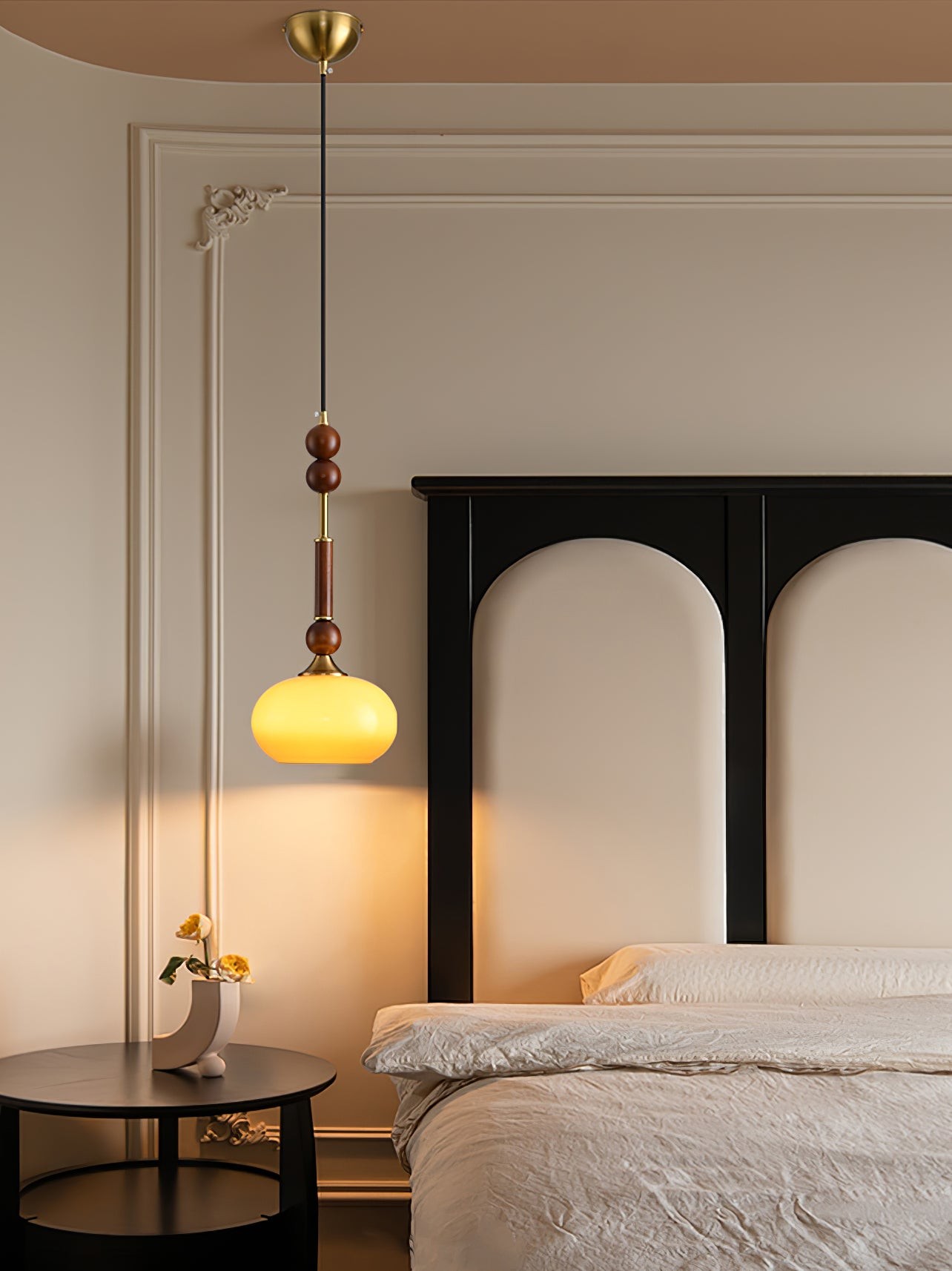 Retro Solid Wood Series Pendant Lamp M524