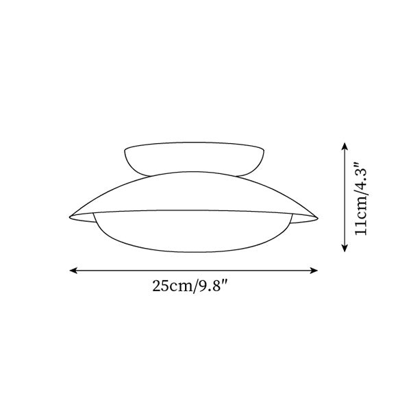 Cream Modern Ceiling Light M120