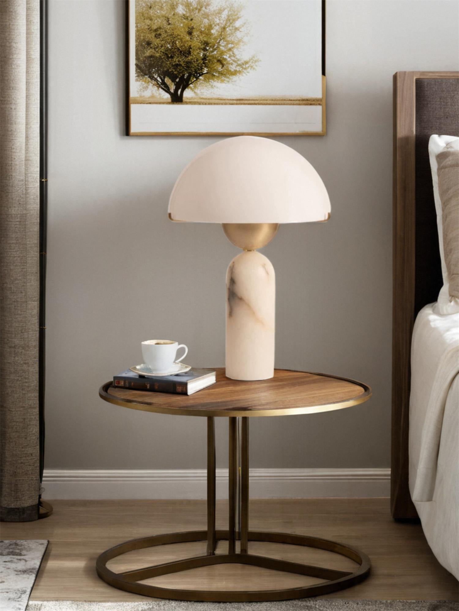 Peono Alabaster Table Lamp D440