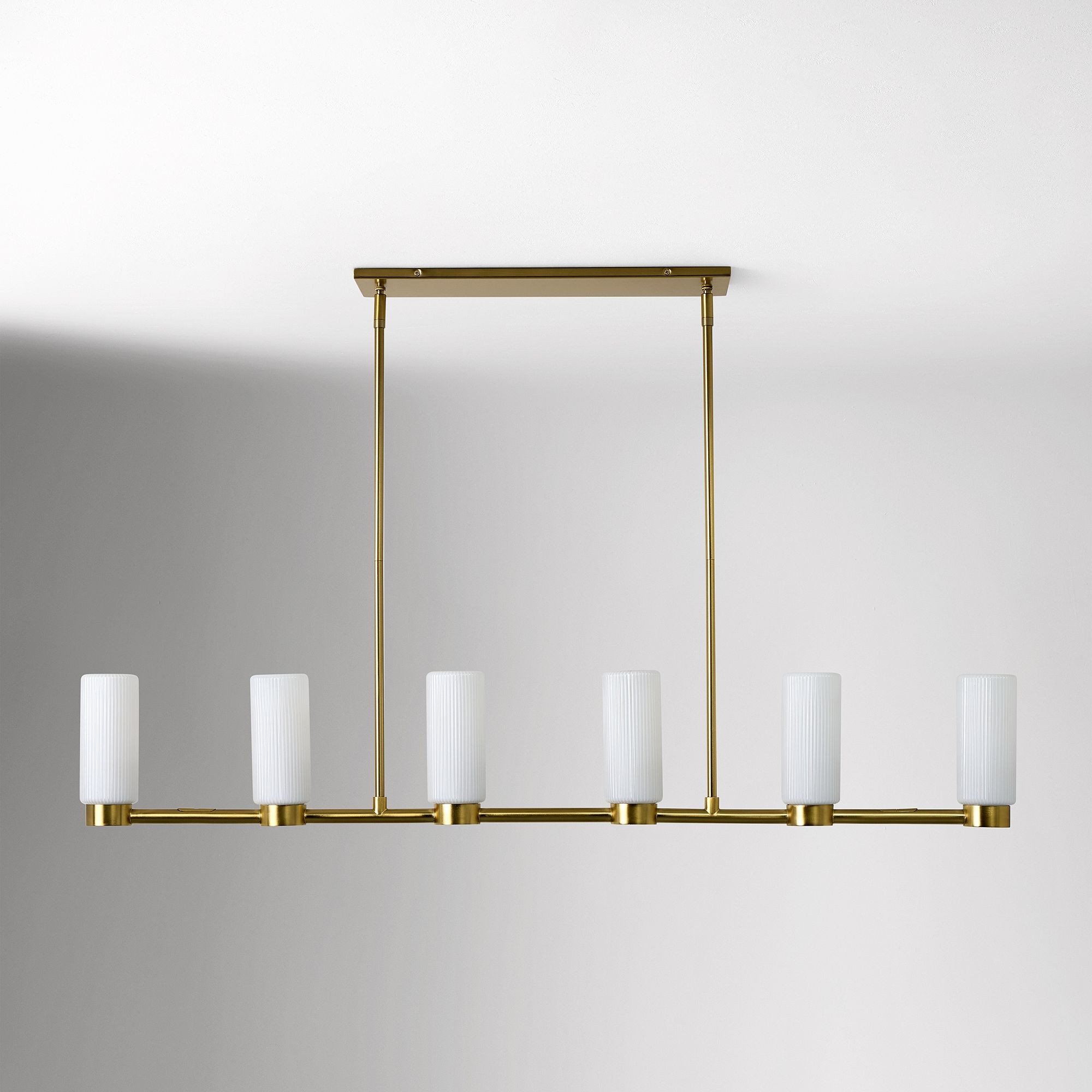 Rivora Fluted Glass Chandelier – Elegant Ribbed Lasting Design T094