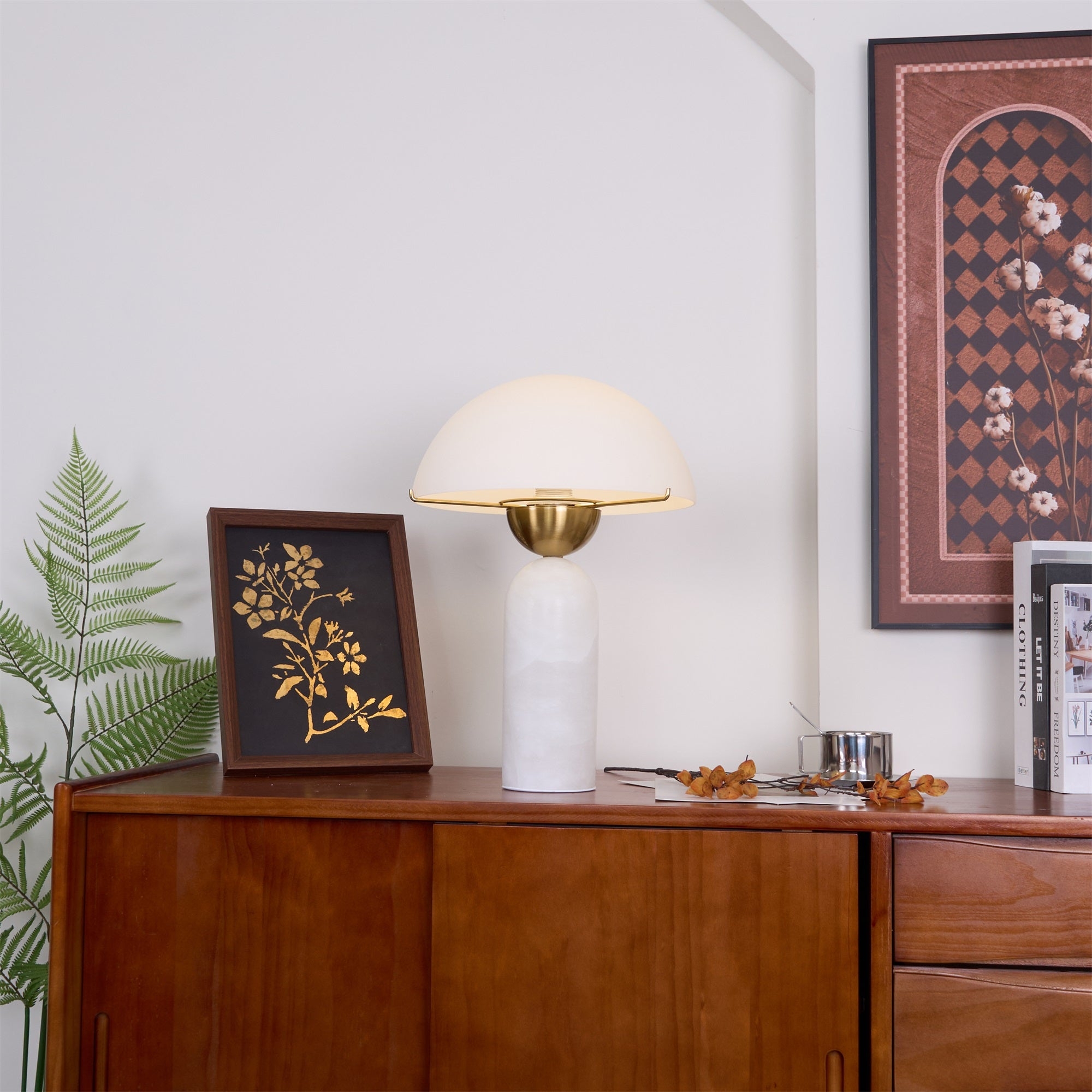 Peono Alabaster Table Lamp D440