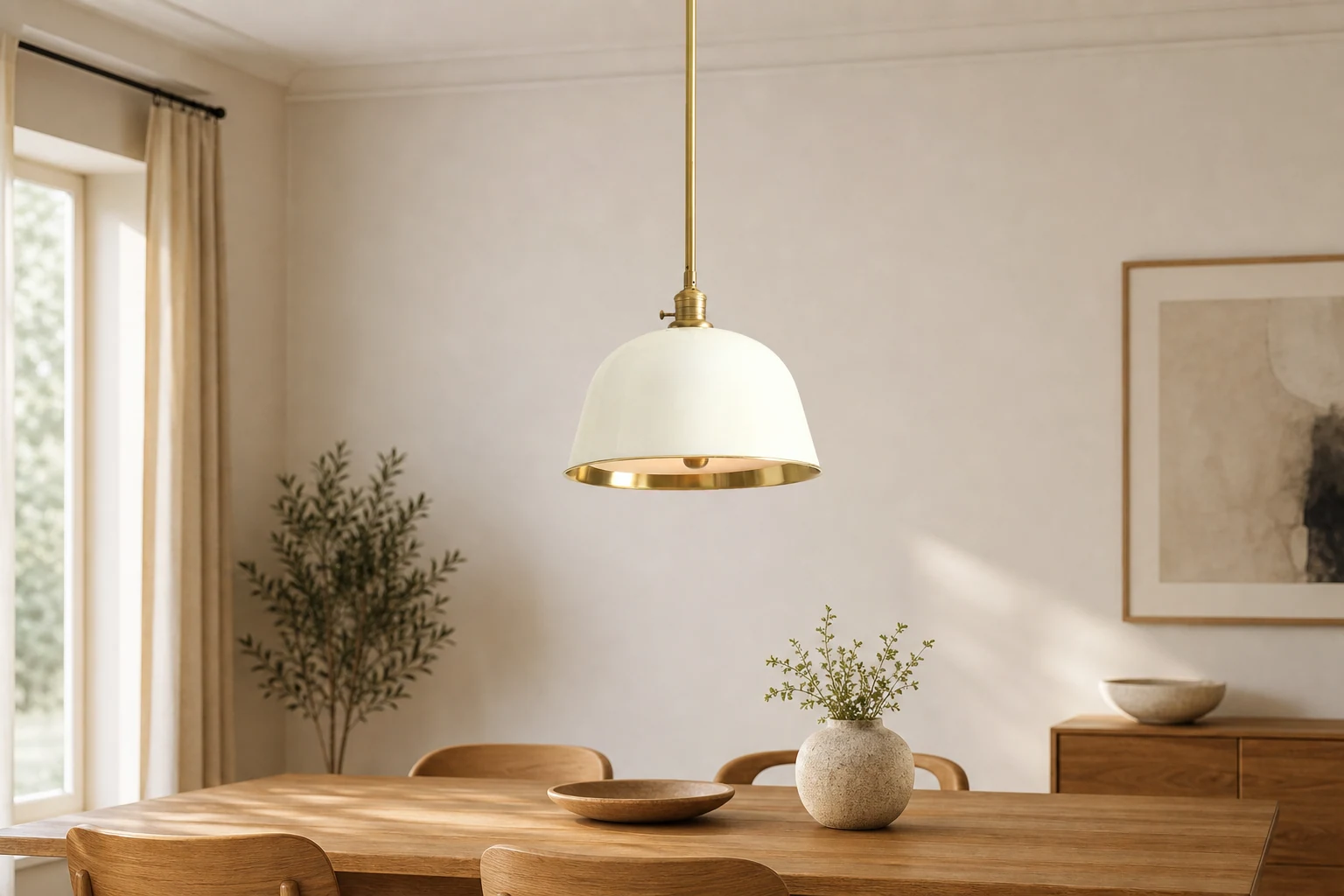 Lampa wisząca Forvara w kształcie dzwonka w stylu lifestylowym