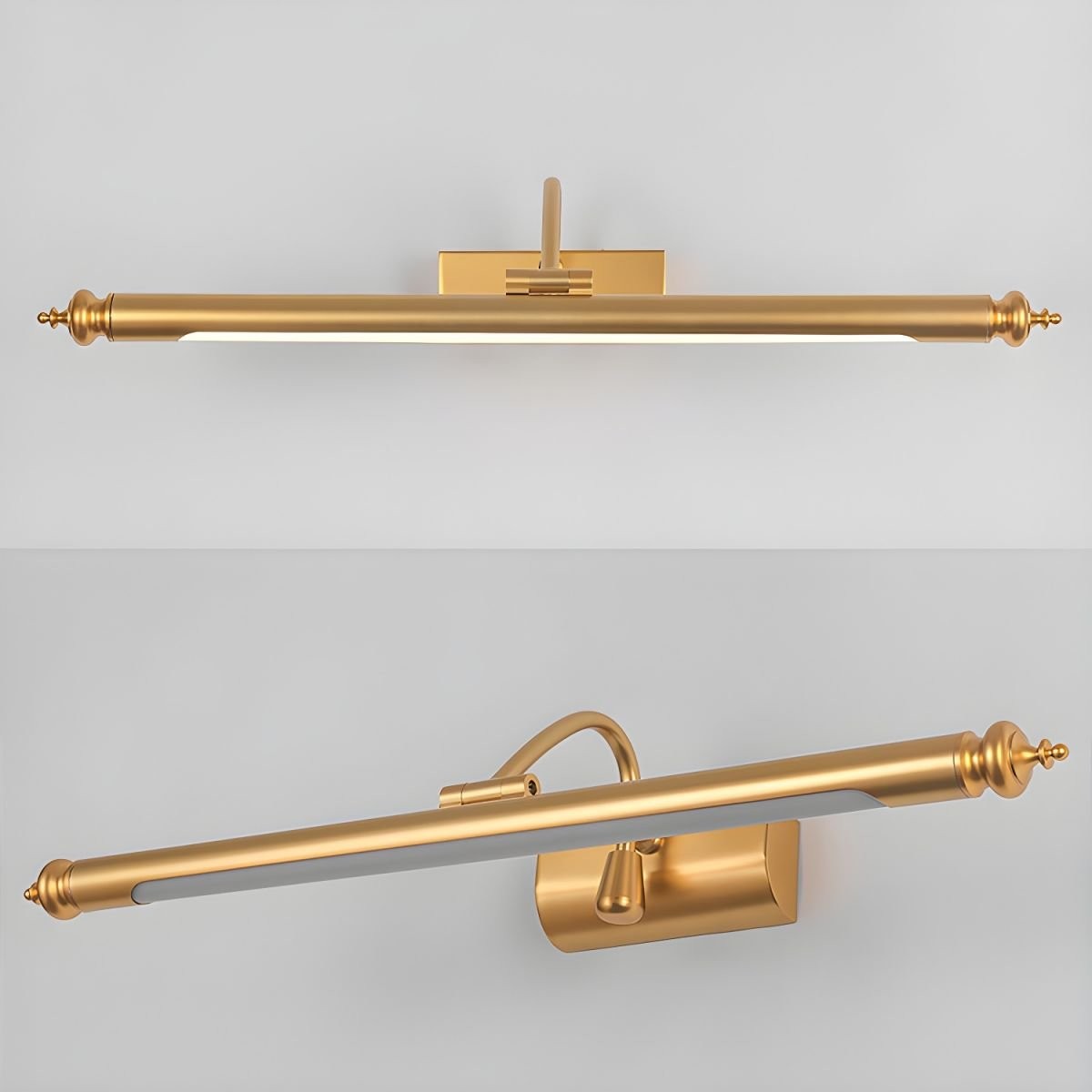 Mirror Front LED Brass Wall Lamp M71