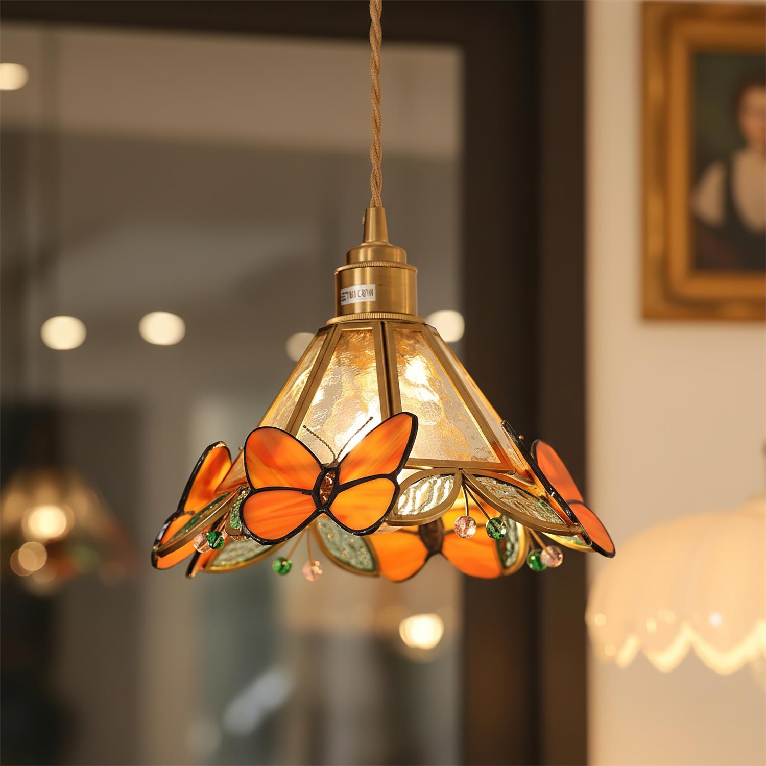 Butterfly Jewel Pendant Lamp D244