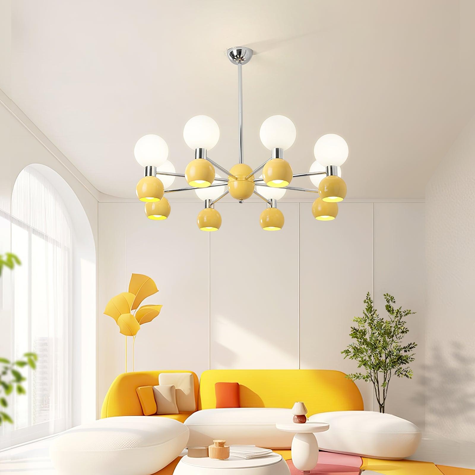 Modern Minimalist Multiple Head Metal Chandelier M313