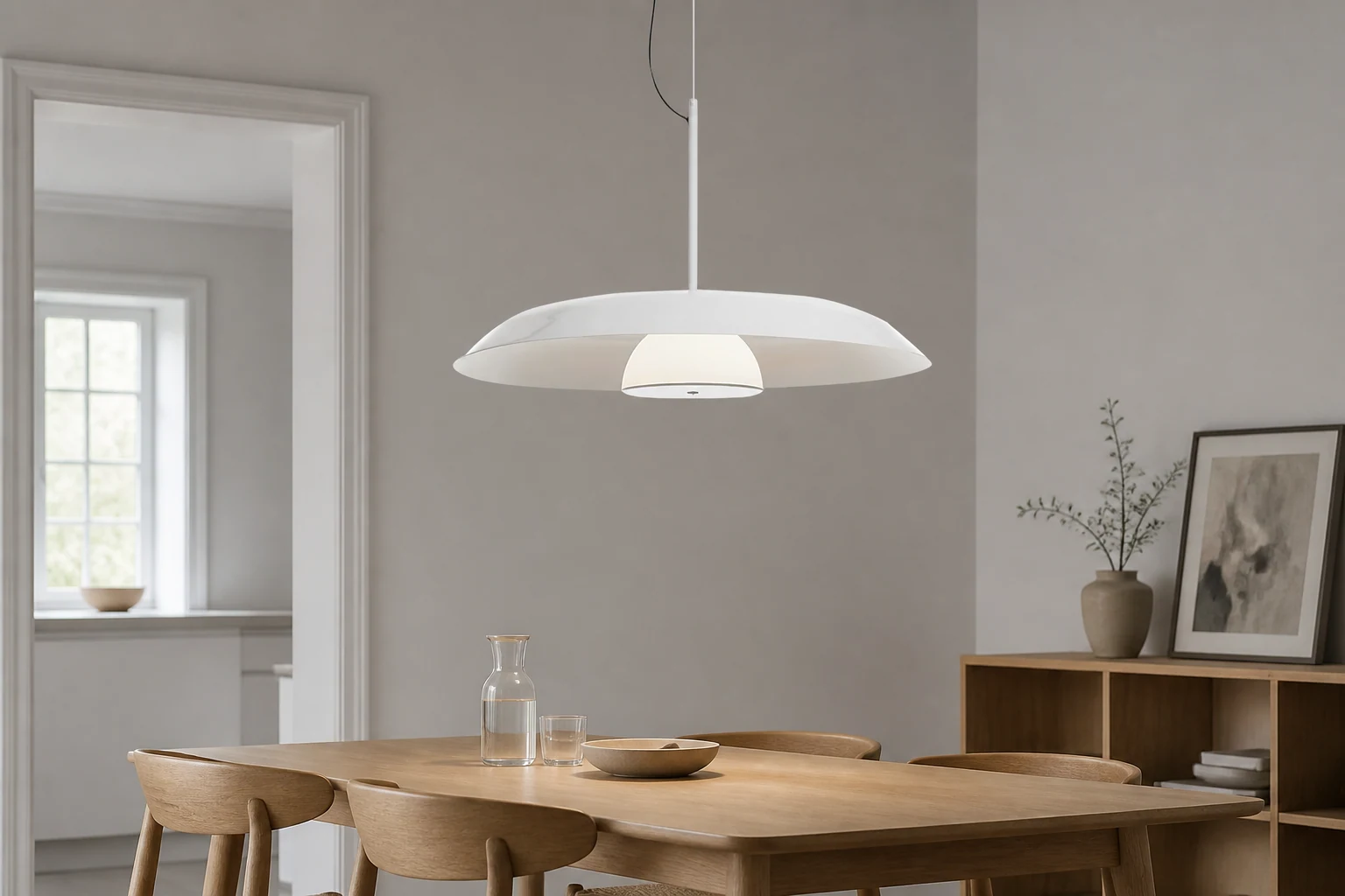 Lampa wisząca M550 pokazana w scenie lifestylowej