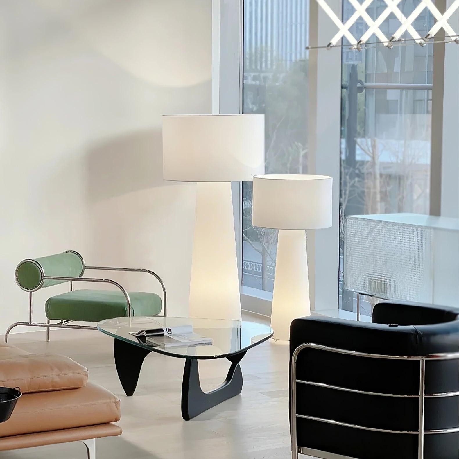 Column Fabric Floor Lamp Suitable For Living Room M76