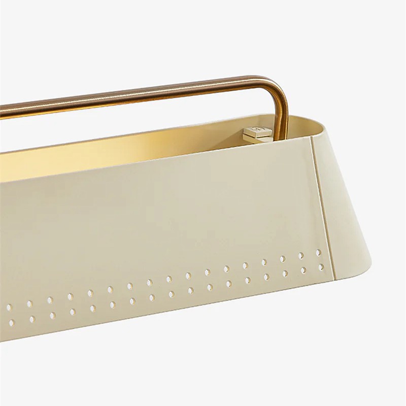 Libris Wall-Mounted Picture Light - Modern Steel Frame with Soft Sand Shade for Entryway T606