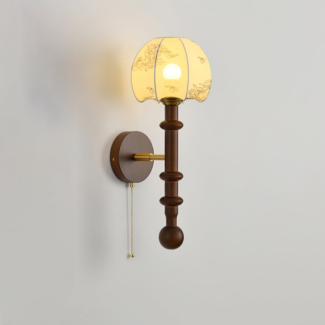 Retro Solid Wood Series Wall Lamp M523