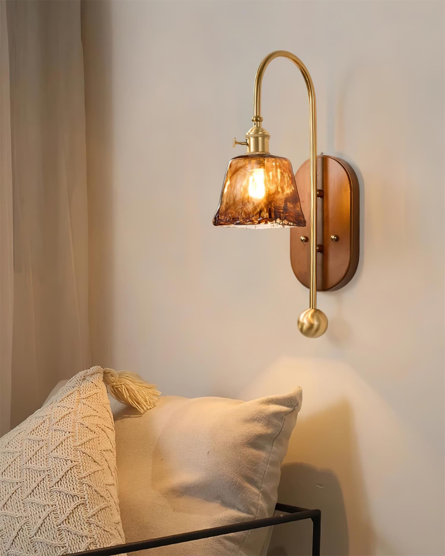 American Retro Spherical Wall Lamp M252