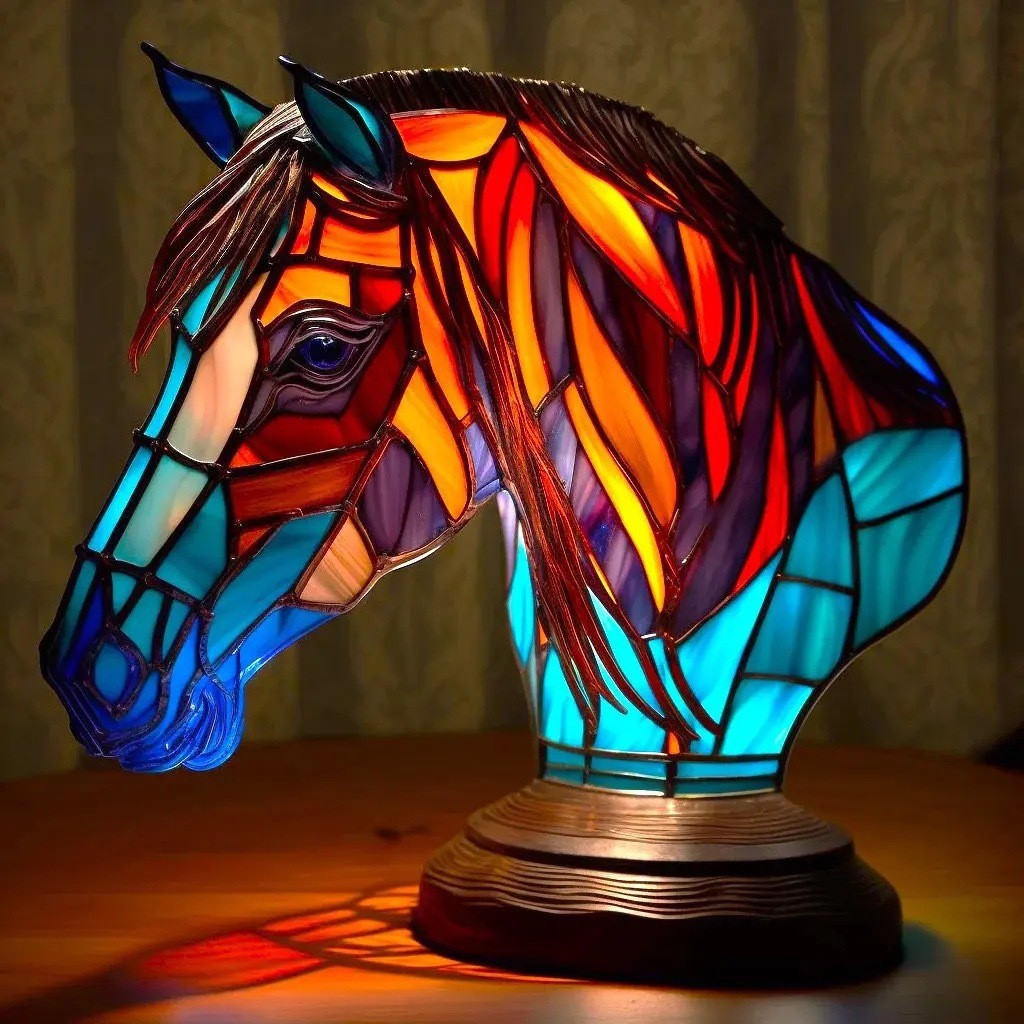 Magical Animal Statue Resin Table Lamp M53