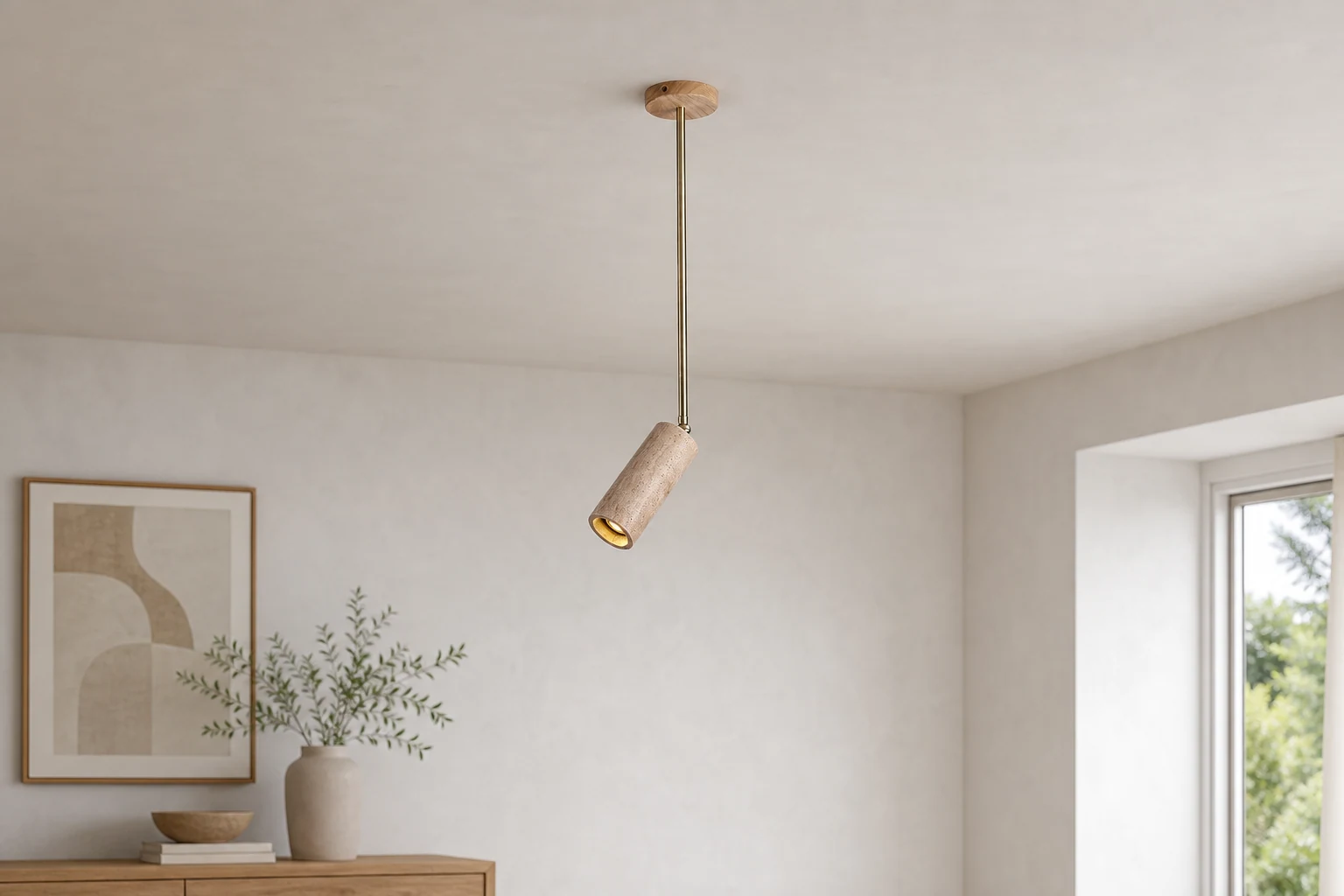 Lampa sufitowa Sally w scenie pokoju lifestylowego