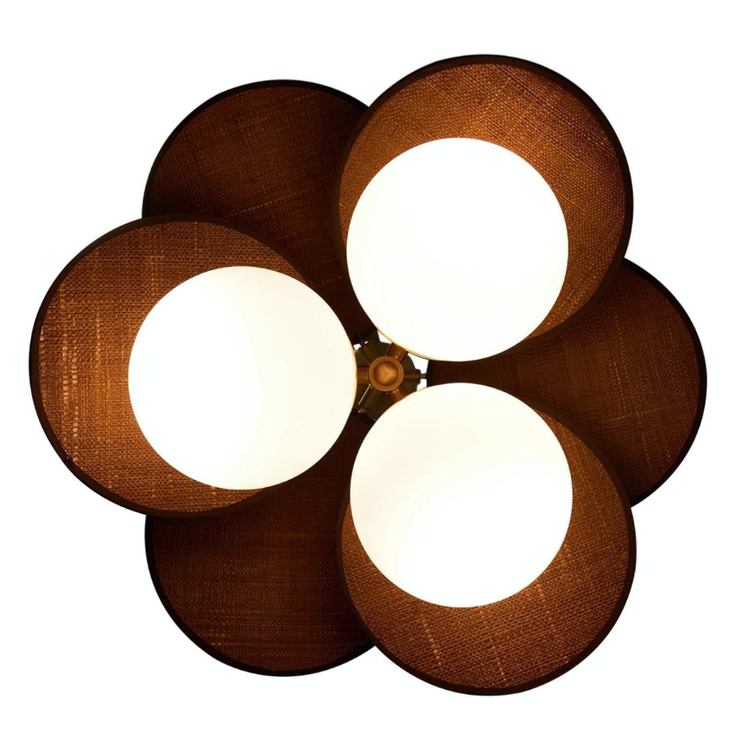 Orrise Artistic Layered Petal Pendant Light - Natural Inspired Lamp for Entryway and Bedroom T521