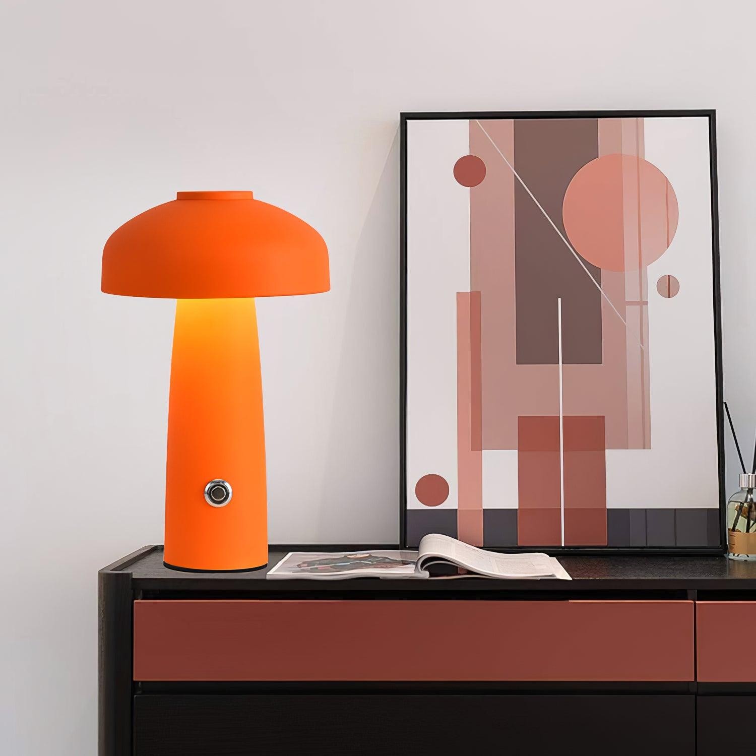 Mushroom Built-in Battery Table Lamp M60