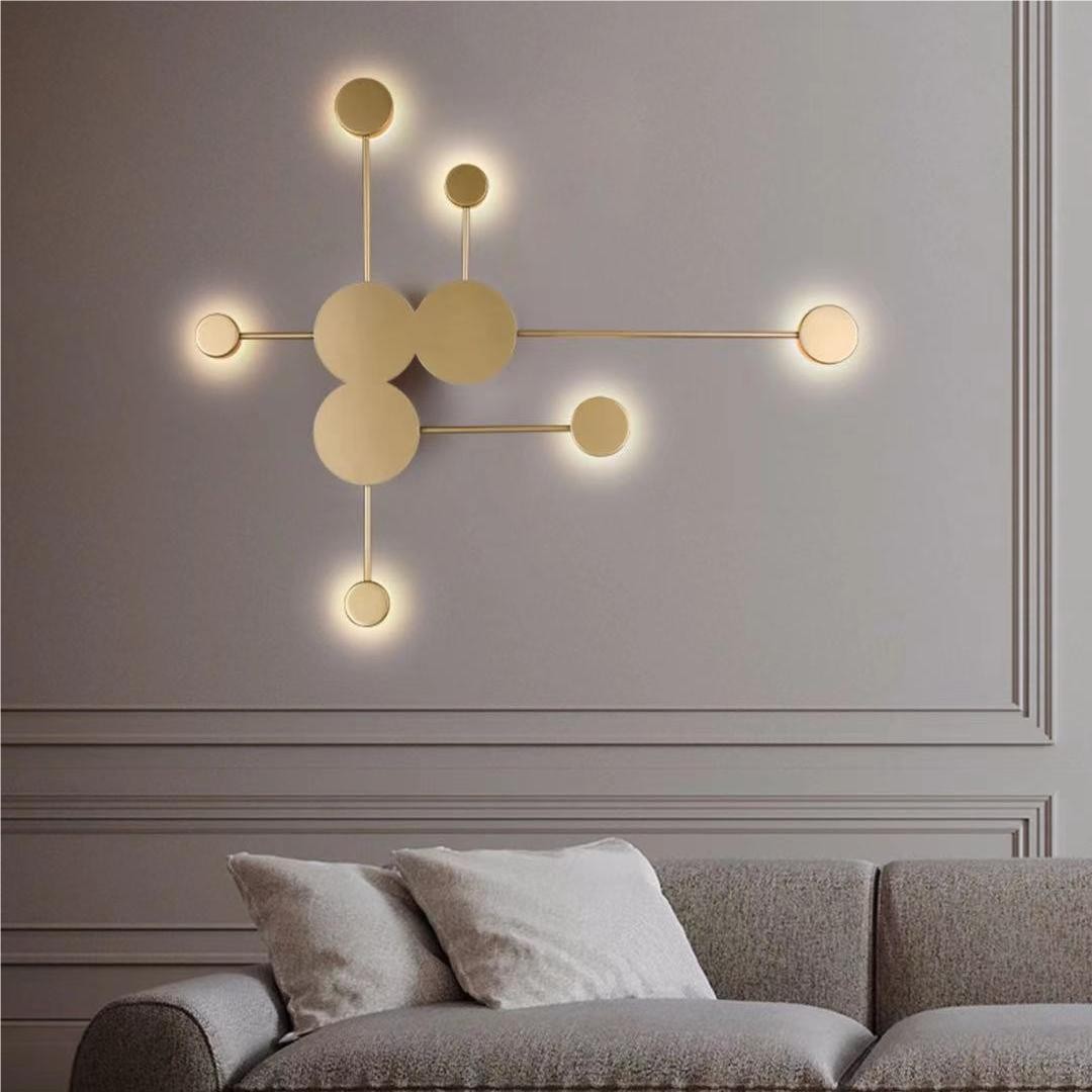 Modern Art Circle Linear LED Wall Light S102