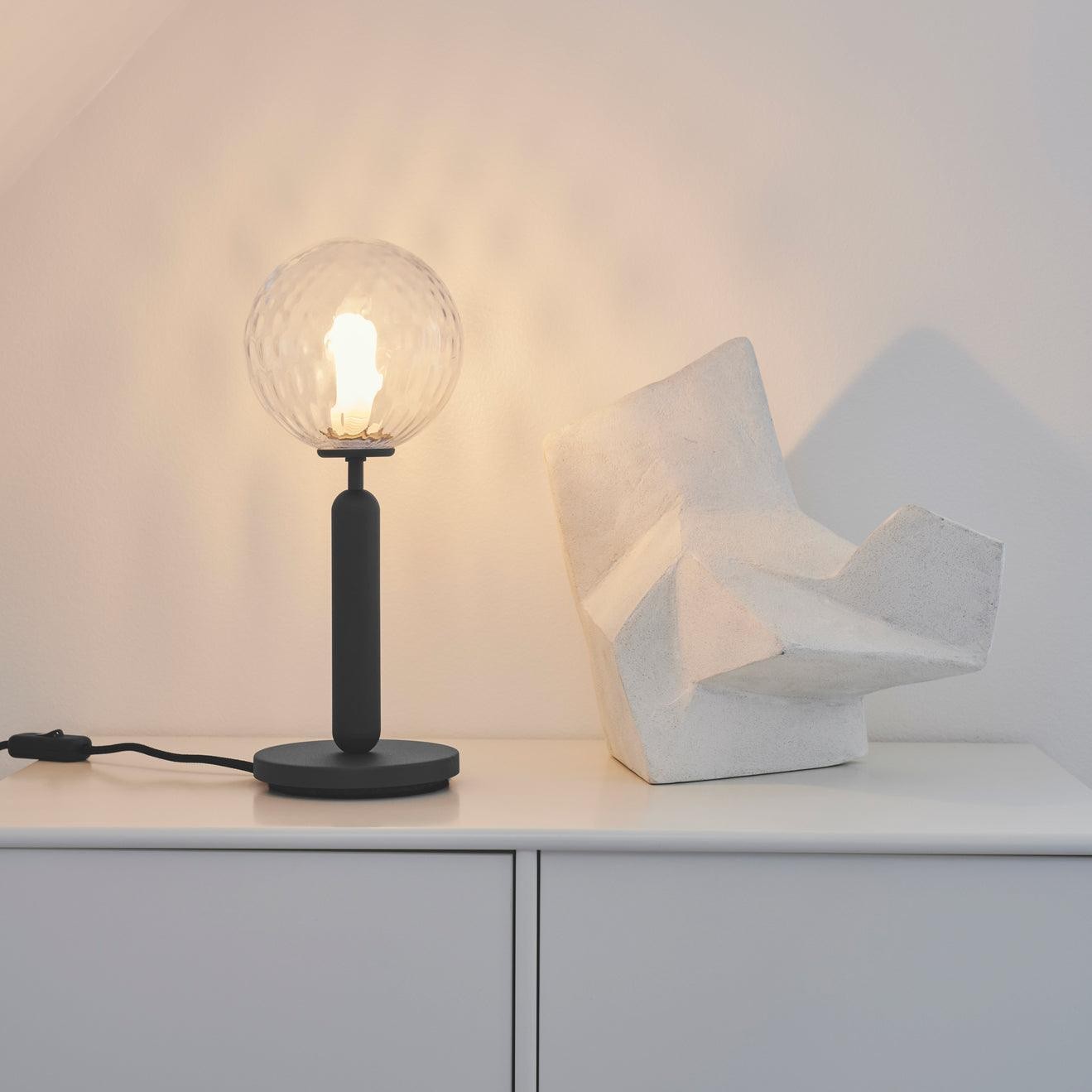Spherical Stylish Glass Induction Table Lamp M48