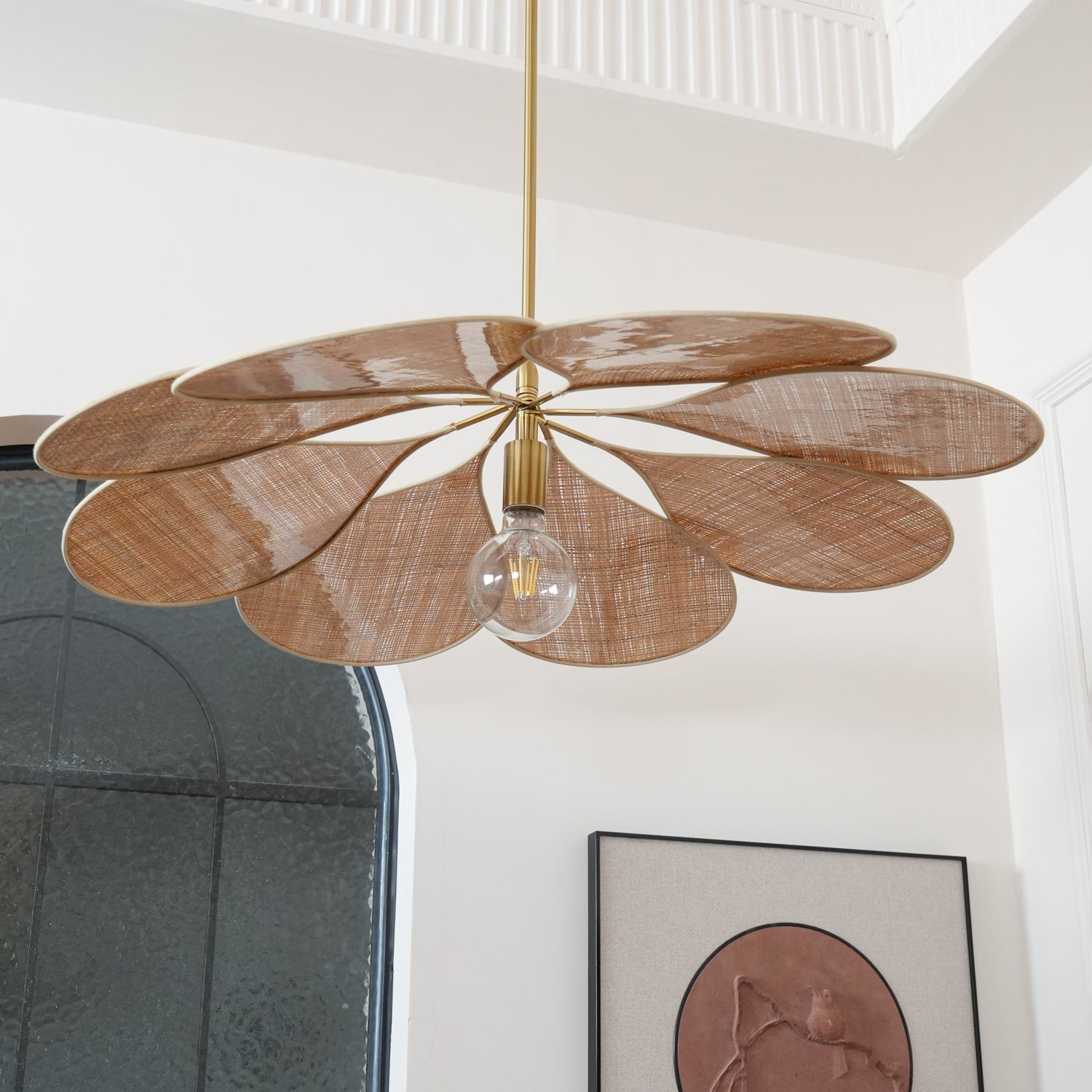 Petals Bloom Rattan Pendant Lamp M532