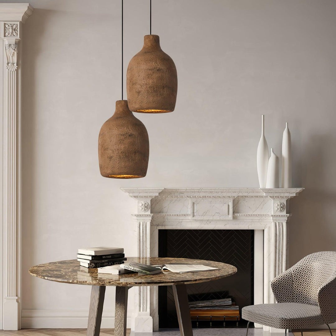 Nordic Industrial Milk Can Resin Pendant Light S171
