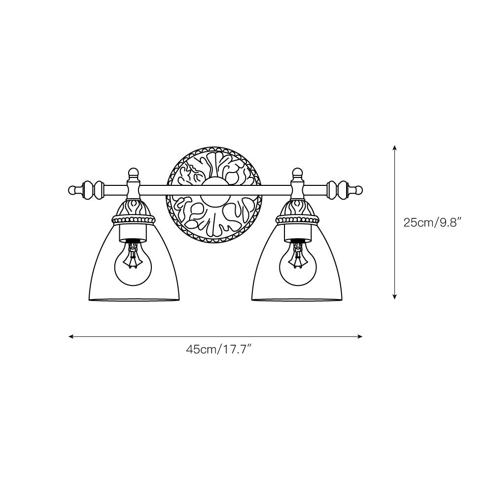 Brooks Vanity Wall Lamp D535